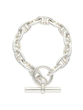 Hermes Chaine D'ancre GM Silver Bracelet